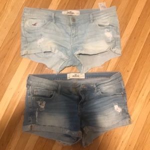 Blue Jean Shorts - Hollister Size 7